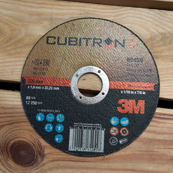 Відрізний 3М CUBITRON 125/1.6 по металу