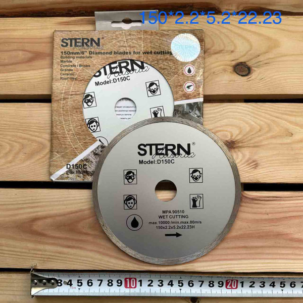 Алмазне коло STERN 150/22 плитка, граніт