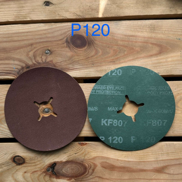 Круг зачисний 125 мм Р120